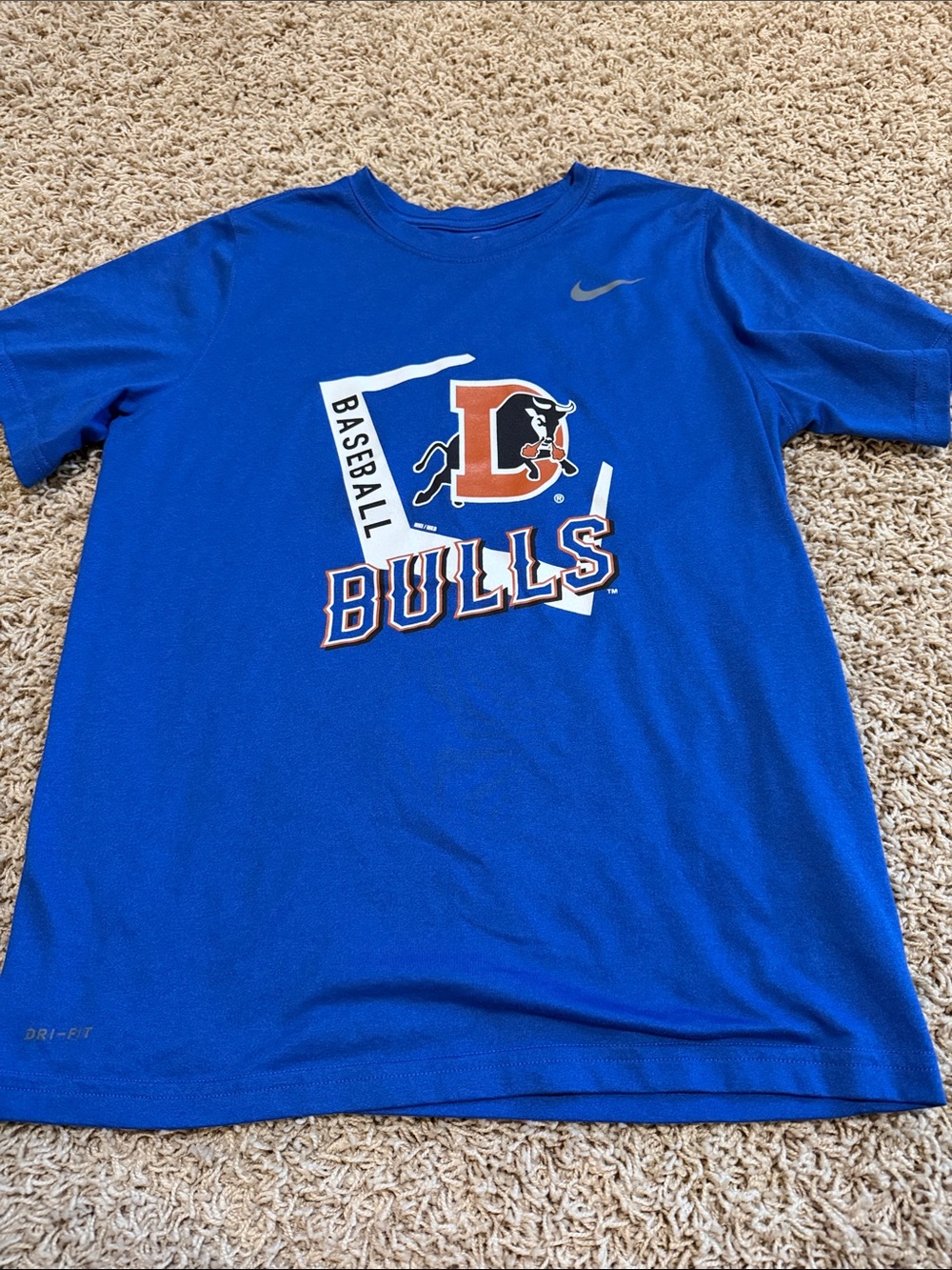 Nike Boys Blue Bulls Baseball Dri-FIT Tee